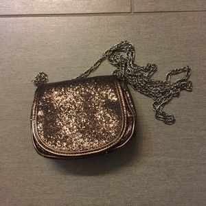 Bronze crossbody purse from Gap